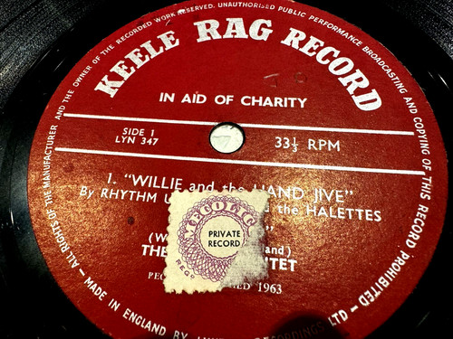 Keele rag record acetate - ,